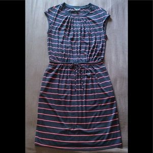 Banana Republic Sleeveless Pink Striped Dress